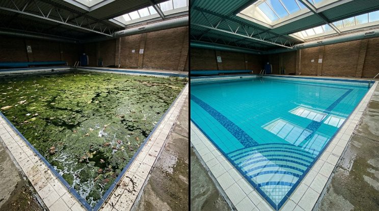 Green Pool Cleanup & Recovery project detail — Cary, NC