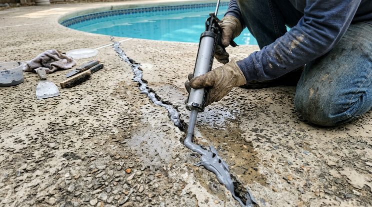 Pool Deck Repair & Resurfacing project detail — Cary, NC