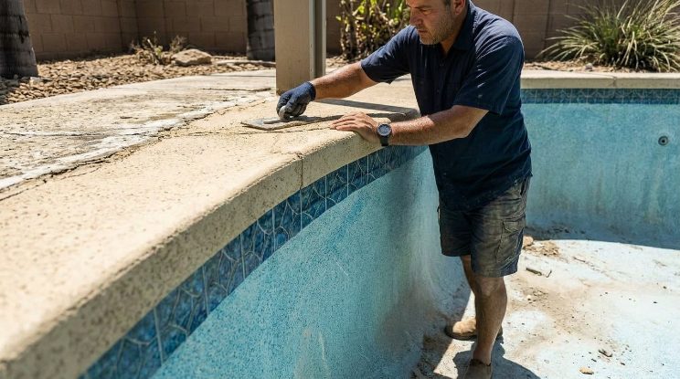 Pool Deck Repair & Resurfacing project detail — Cary, NC